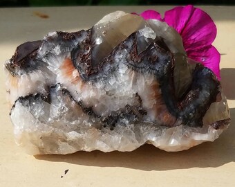 Tri Color Calcite Raw Gemstone Natural Rough Stone Specimen Chakra Healing Chakra Reiki Altar Healing Witch Wicca Magick Crystal