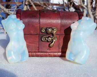 Goddess Womens Body Opalite Healing Stone Statue Crystal Chakra Meditation Yoga Altar Pagan Metaphysical Meaning