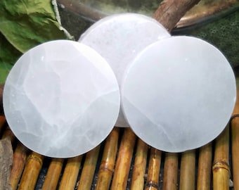 Selenite Charging Plate Crystal Moon Crystal Clearing Healing Chakra Cleansing Salt Clearing Healing Meditation Metaphysical Meaning Natural