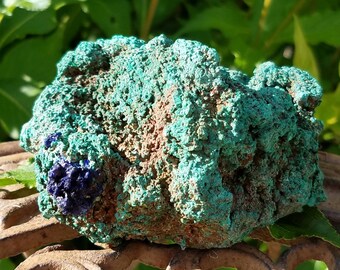 Large Rare Azurite Malachite Matrix Radiant Collection Grade Specimen Cluster Unique Crystal Healing Reiki Metaphysical Wicca Occult