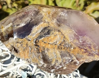 EPIC Amethyst Quartz Thousand Layer Polished Raw Gemstone Shamanic Dream Stone Ghost Rainbow Garden Crystal Lodolite Wand Heal Reiki Chakra