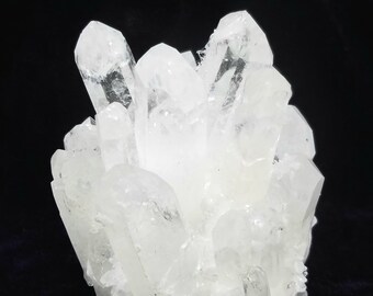 Large Clear Quartz Crystal Cluster White Poin Geode Mineral Specimen Display Decor White Pagan Wicca Metaphysics Reiki Charged Healer Stone