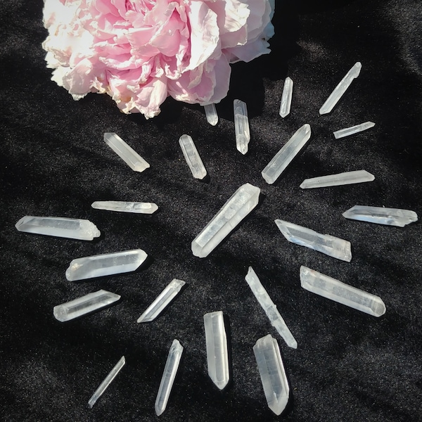 Lemurian Seed Quartz Points Crystal Grid Healing Gridding Chakra Ancient Lemuria Wisdom Meditation Metaphysical Pagan Reiki Voodoo Magic