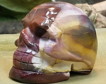 Special Mookite Skull Crystal Hand Carved Gemstone Altar Home Office Decor Tool Chakra Reiki Infused Meditation Metaphysical