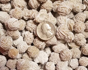 6 Desert Rose Selenite Crystal Love Stone Inner Truth Spirit Rose Business Success Rocks Mineral Gemstone Meditation Yoga Chakra