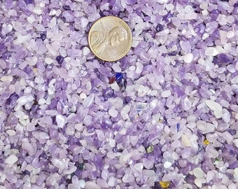 Lepidolite Mica Gemstone Chips Small Nugget No Hole Undrilled For Bottle Jewelry Making Gem Chakra Meditation Yoga Altar Pagan