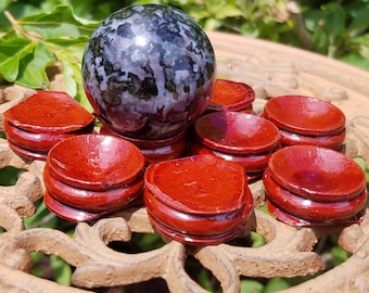 Sphere Egg Wooden Display Stand Crystal Ball Stand Holder Round Hand Carved Specimen Rocks Gemstones Wooden Pedestal Altar Office Home Decor