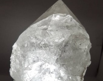 Clear Quartz Crystal Generator Polished Point Grid Gridding Tower Raw Healing Rainbow Crown Chakra Reiki Energy Shaman Healer Dream Manifest