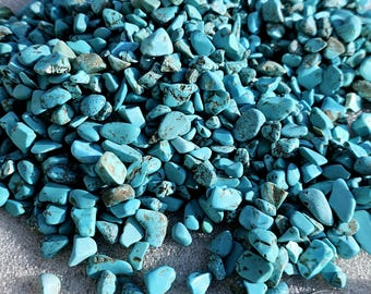 Turquoise Gemstone Chips Nuggets No Hole Undrilled For Bottles Jewelry Gem Chakra Meditation Yoga Altar Pagan Metaphysical
