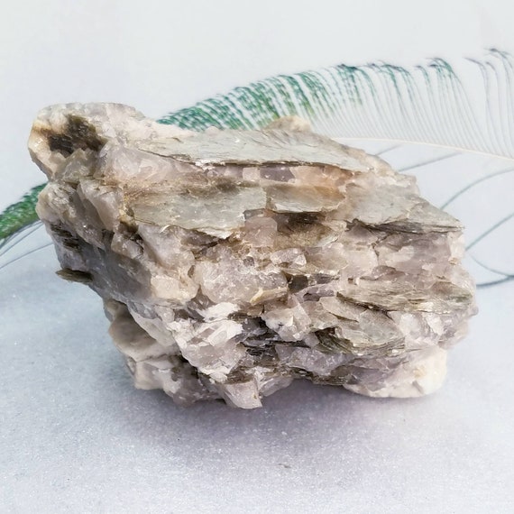 Muscovite Mica Quartz Raw Gemstone Crystal Quartz Natural Rare