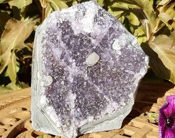 Amethyst Cathedral Geode Quartz Raw Gemstone Cluster Natural Purple Standing Crystal Reiki Chakra Energy Healing Decor