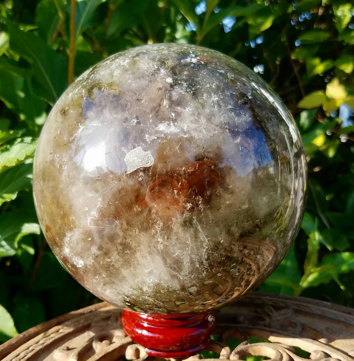 145mm Xlarge Shamanic Dream Stone Ghost Sphere Orb Ball - Etsy