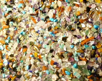 Mixed Gemstone Chips Nuggets No Hole Undrilled For Bottles Jewelry Gem Natural Chakra Meditation Yoga Altar Pagan Metaphysical Meaning
