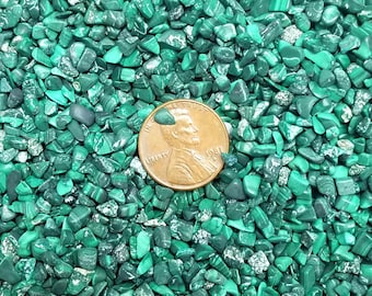 Malachite Chips Small Nuggets Bottles White Jewelry Making No Hole Undrilled Gem Chakra Meditation Yoga Altar Pagan Metaphysical Meaning