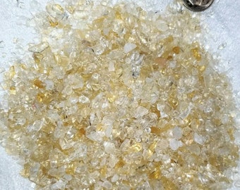 Citrine Chips Nuggets No Hole Undrilled For Bottles Jewelry Gem Pieces Natural Chakra Meditation Yoga Altar Pagan Metaphysical Meaning