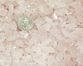 Rose Quartz Quartz Chips Nuggets Fairy Garden Large Jewelry No Hole Undrilled Gem Pieces Chakra Meditation Yoga Altar Pagan Metaphysical