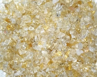 Citrine Chips Nuggets No Hole Undrilled For Bottles Jewelry Gem Pieces Natural Chakra Meditation Yoga Altar Pagan Metaphysical Meaning