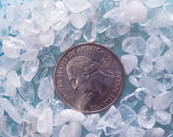 Clear Quartz Chips Medium Nuggets Bottles White Jewelry Making No Hole Undrilled Gem Chakra Meditation Yoga Altar Pagan Metaphysical Meaning