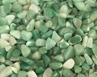 Green Aventurine Chips Nugget X Large Bottles Jewelry Making No Hole Undrilled Gem Chakra Meditation Yoga Altar Pagan Metaphysical Meaning