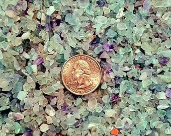 Fluorite Chips Nuggets No Hole Undrilled For Bottles Jewelry Gem Pieces Natural Chakra Meditation Altar Pagan Metaphysical Meaning