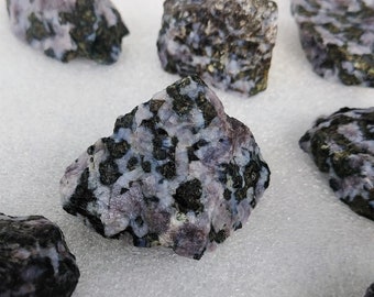 Merlinite Indigo Gabbro Mystic Merlinite Raw Rough Stone Crystal Healing Protection Chakra Metaphysical Wiccan Pagan Past Life Shaman Magic