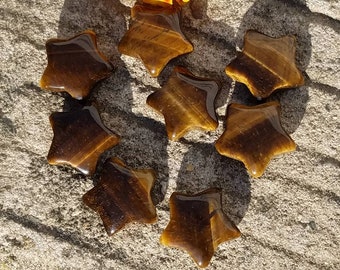 Star Tigers Eye Tiger Iron Crystal Carving Gemstone Healing Altar Yoga Chakra Reiki Metaphysical Altar Décor Witch Wicca Pagan Spell Magic