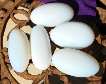 Opalite Palm Stone Crystal Gemstone Healing Yoga Chakra Reiki Metaphysical Home Office Altar Décor Witch Wicca Pagan Spell Magic