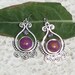 Natural Sea Sediment Boho Dangle Earrings – Teardrop Copper Healing Chakra Jewelry – Handmade In USA