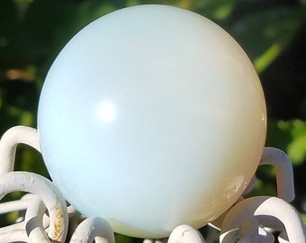 Opalite Sphere Crystal Ball Orb Gemstone Healing Yoga Chakra Reiki Metaphysical Home Office Altar Décor Witch Wicca Pagan Spell Magic