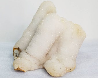 Shimmering Indian Quartz White Cluster Raw Gemstone Zeolite Apophyllite Large Rough India Specimen Crystal Reiki Healing Mineral Display