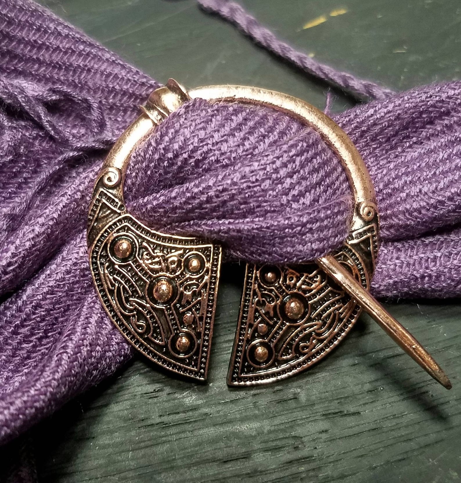 Brooch Pin Celtic Knot Pin Irish Shawl Cloak Pin Scarf Kilt Etsy