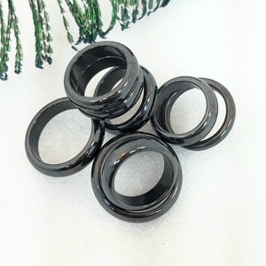 Hematite Rings That Absorb Negative Energy Etsy