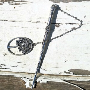 Wand Magic Magical Enchanted Pendulum Tree of Life Dowsing Hand Crafted Magick Witch Pagan Wiccan Wicca Craft Spell Altar Tool image 2