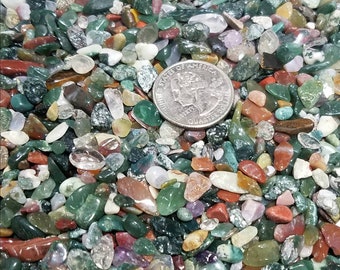 Ocean Jasper Chips Bottles Jewelry Making No Hole Undrilled Medium Gem Chakra Meditation Yoga Altar Pagan Metaphysical Fairy Garden Plants