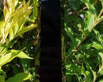 Natural Black Obsidian Stone Wand Tower Point Generator Crystal Grid Witch Wicca Witches Occult Magic Crystal Healing Reiki Healing Chakra