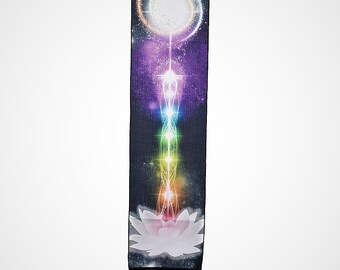 Seven Chakra Tapestry Wall Hanging Vertical Tapestry Tassel Fringe Yoga Meditation Tapestry Bedroom Living Decoration Healing Decor Witch