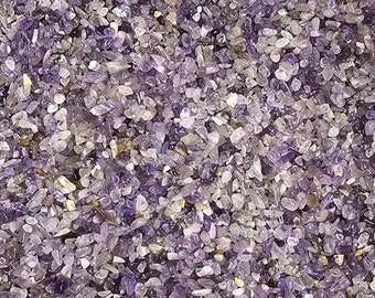 Amethyst Gemstone Chips Nugget No Hole Small Undrilled For Bottles Jewelry Gem Natural Chakra Meditation Yoga Altar Pagan Metaphysical