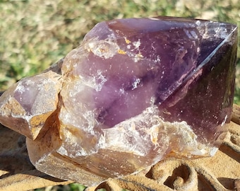 Amazing Smoky Purple Amethyst Quartz Crystal Generator Point Mineral Specimen Collector Altar Display Witch Wicca Pagan Altar Chakra