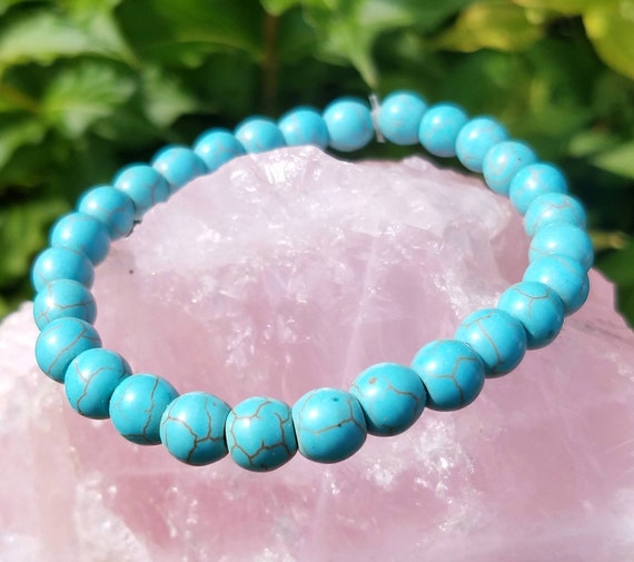 Online Shop-Turquoise Tibetan Bracelet- Gental Blue| LIGHT STONE