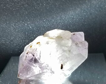 Amethyst Quartz Rare Crystal Point Cluster Etched Record Keeper DT Double Terminated Crystal Gemstone Natural Reiki Chakra Energy Healing