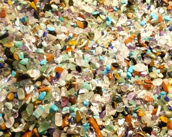 Mixed Gemstone Chips Nuggets No Hole Undrilled For Bottles Jewelry Gem Natural Chakra Meditation Yoga Altar Pagan Metaphysical Meaning
