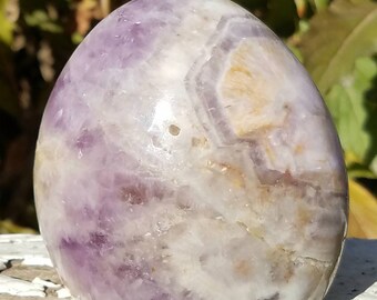 Amethyst Chevron Eye Crystal Rainbow Statue Free Form Figurine Witches Reiki Healing Altar Crystal Gemstone Natural Polished