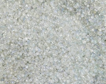 Angel Aura Moonstone Gemstone Chips Small Nugget No Hole Undrilled For Bottle Jewelry Making Gem Chakra Meditation Yoga Altar Pagan