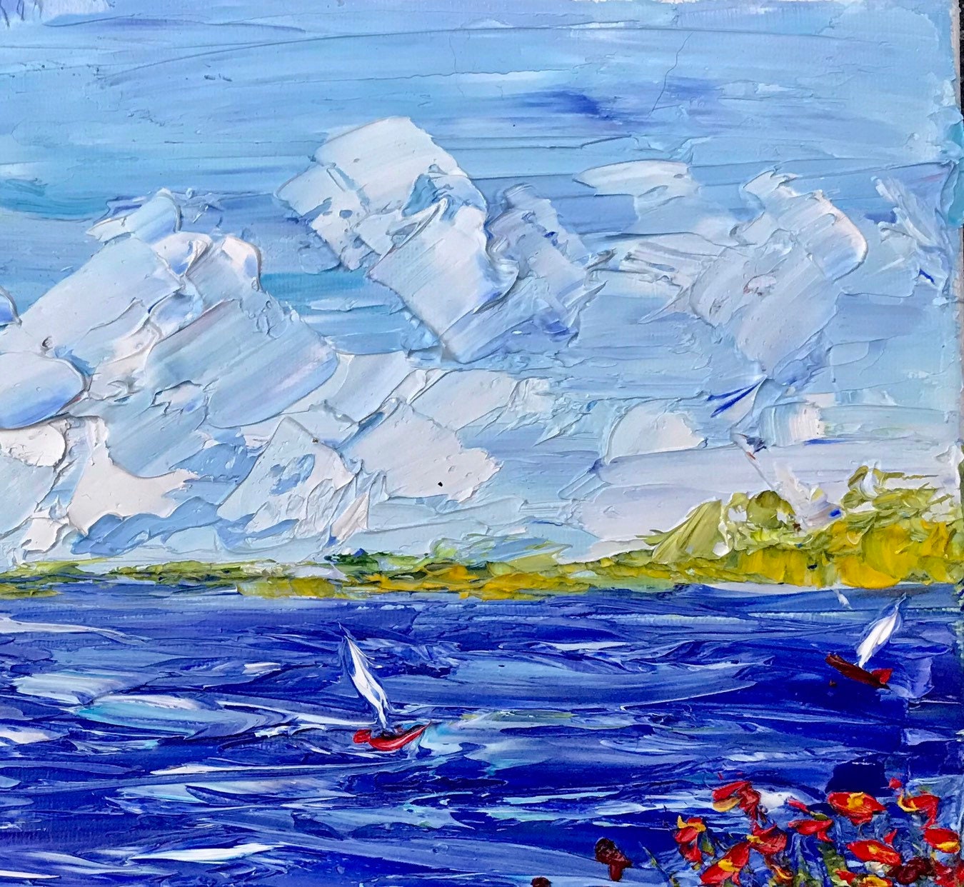 Seascape painting oil painting original art | Etsy