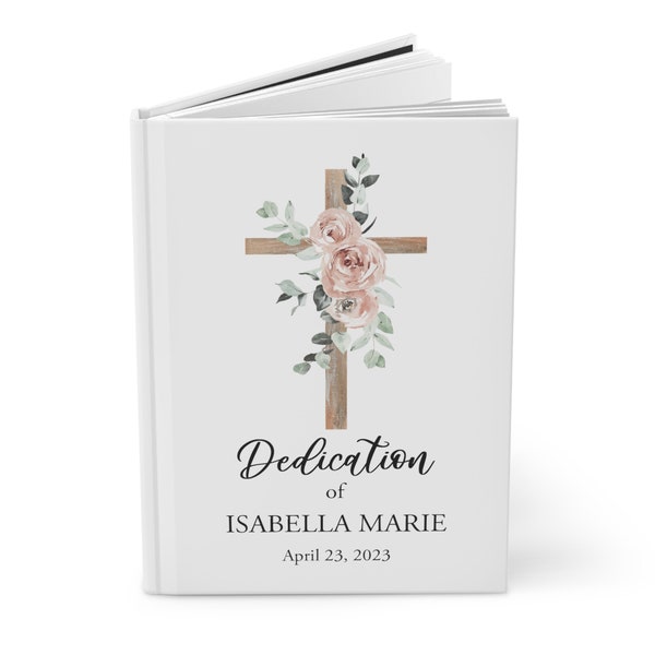 Personalized Dedication Journal; Guest Book (5.75x8, 150 pages)