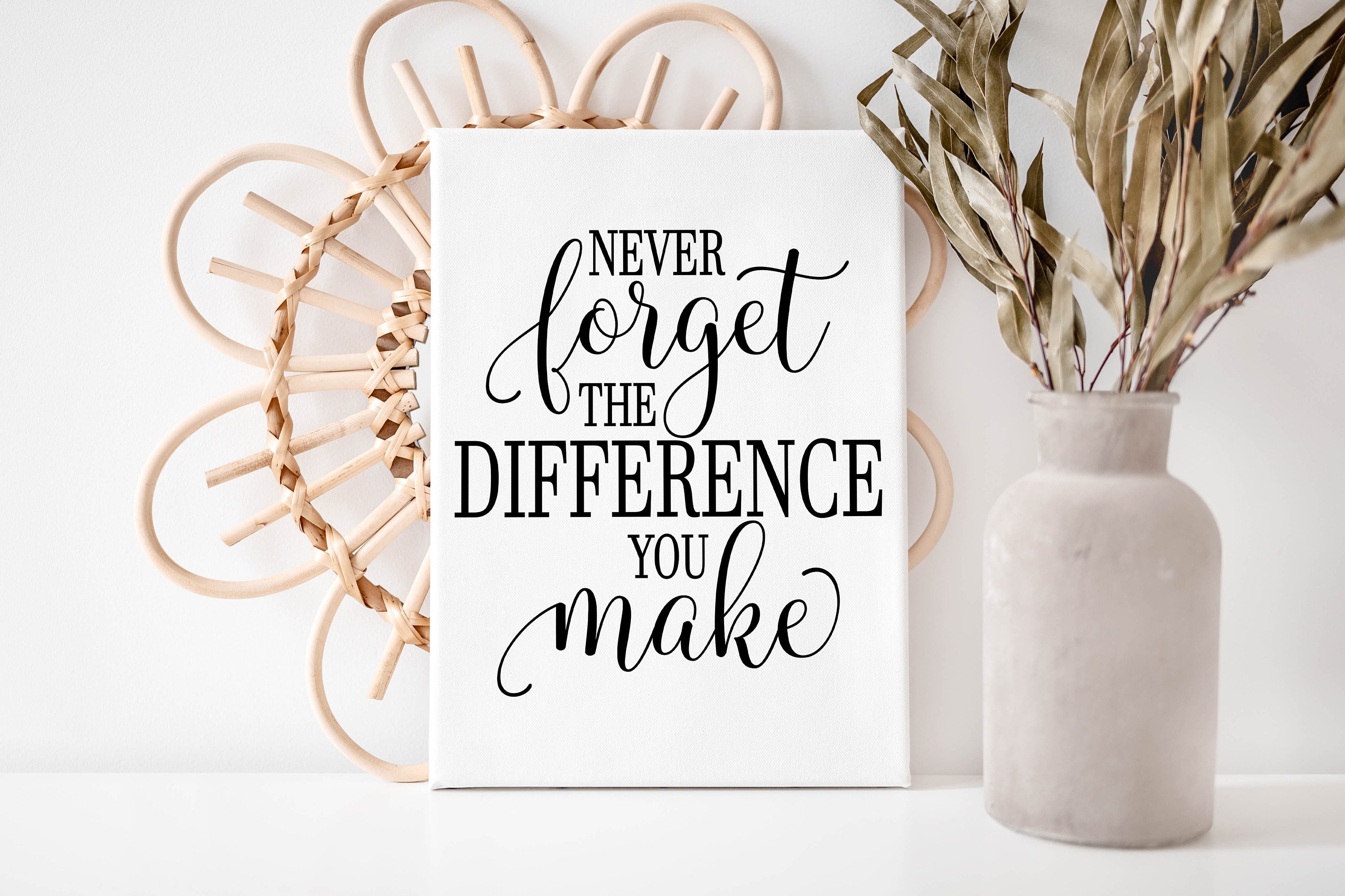 Never Forget The Difference You Make Canvas Wraps Etsy Finland Never forget the difference you make canvas wraps etsy finland