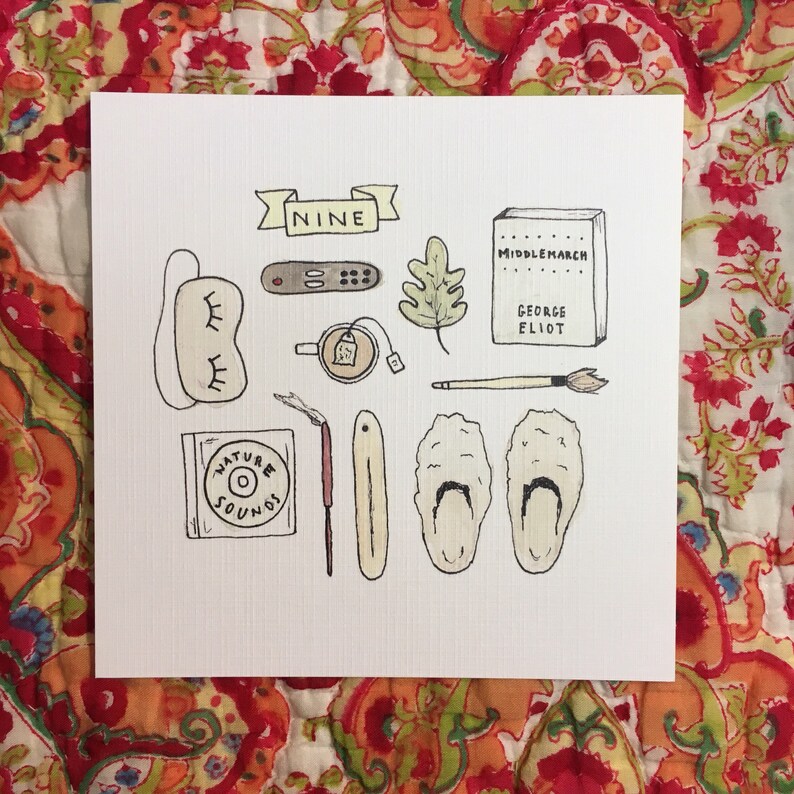 Enneagram Type Nine Print - Etsy