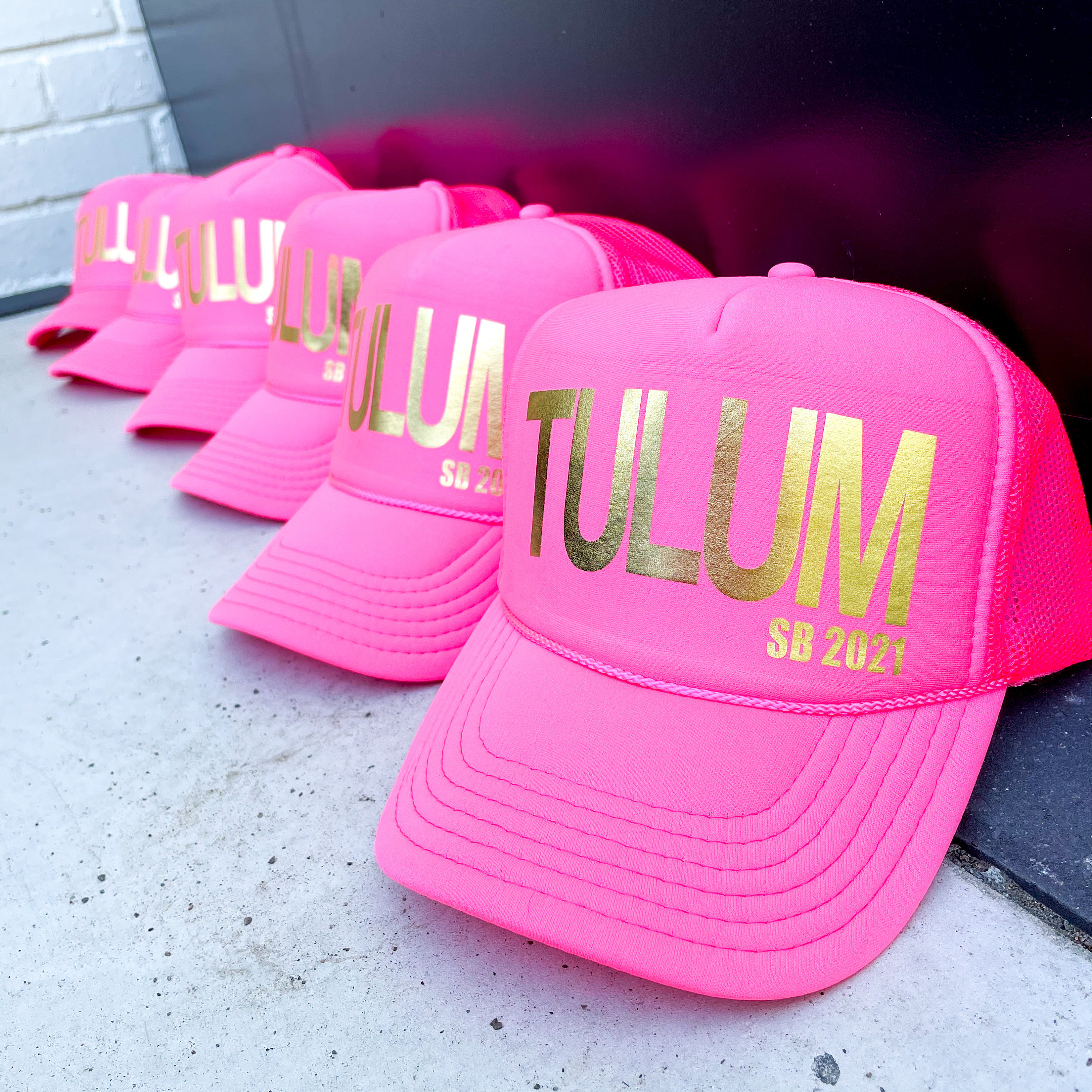 Neon Trucker Hat - Etsy