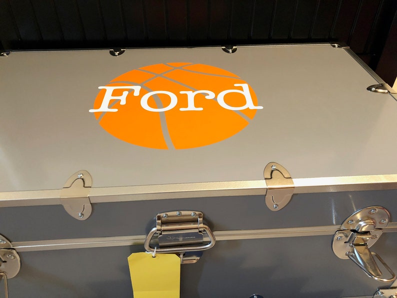 CAMP Trunk Name Label Monogram Decal High Quality Permanent Etsy