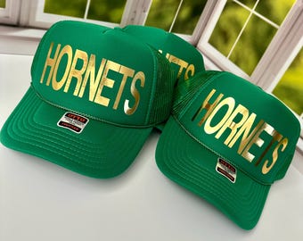 Team Spirit Trucker Hat Cap, Customized, Football, Baseball, Softball, Lacrosse, club sports, Coach, personalized gift, fundraiser